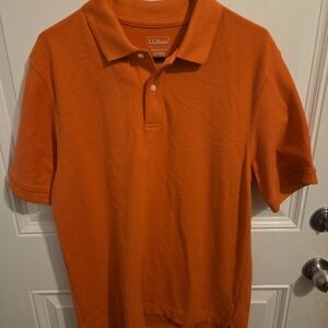L.L. Bean Men's Vibrant Orange Polo